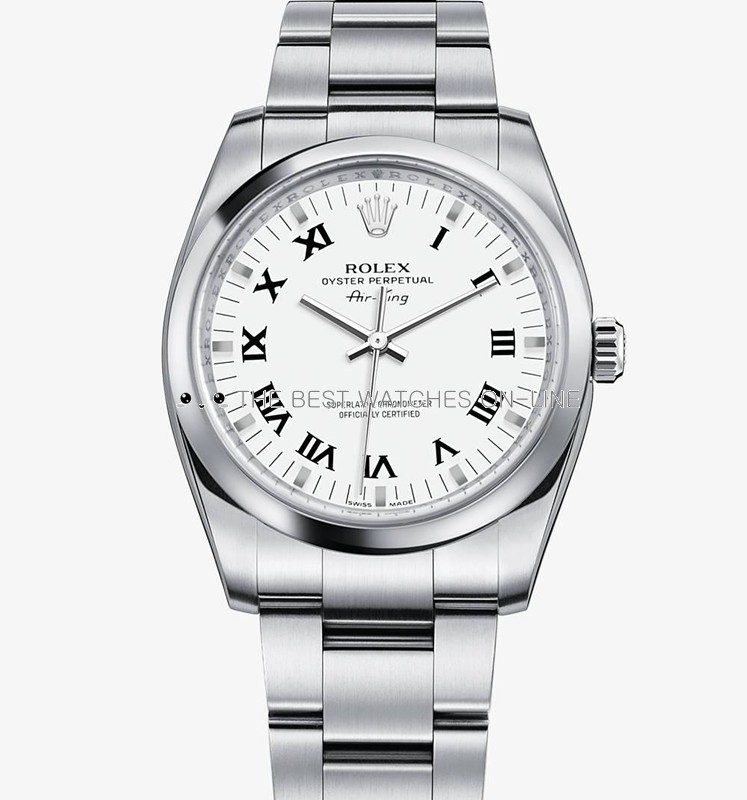 Swiss Rolex Air-King 114200 White dial 