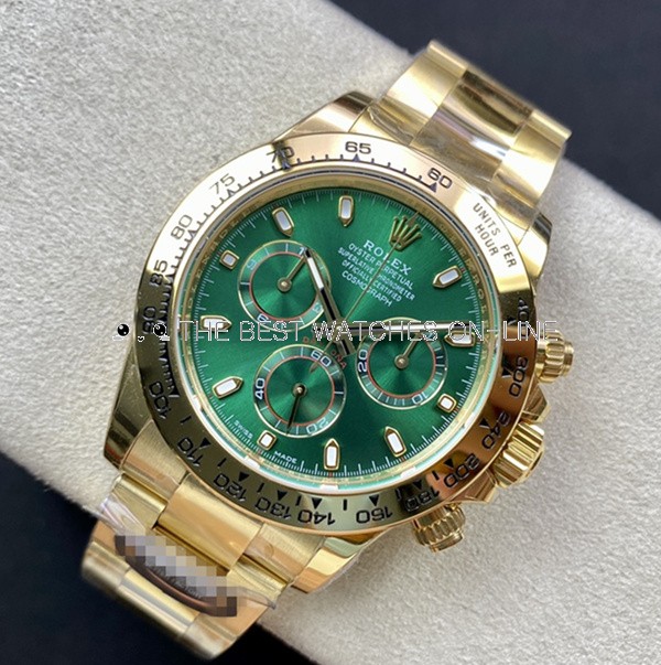 Rolex Daytona Gold Green Dial – Craft My Watch