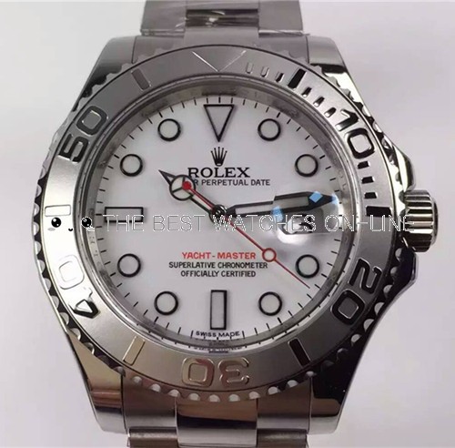 rolex yacht master white face
