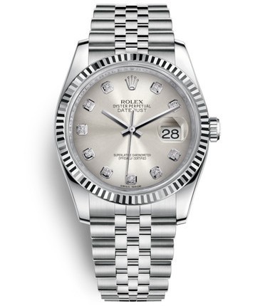 Rolex Datejust Swiss Clone Watch 116234-0084 Silver Dial (Super Model) 