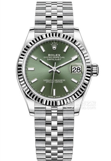 Rolex Lady-Datejust Swiss Watch 278274-0018 Green Dial (High End)