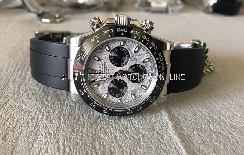 Rolex Daytona Replica Swiss Watches 116519LN-0038 Meteorite Dial (High End)